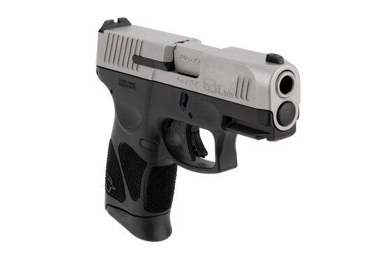Taurus G3C 9mm Pistol has a compact black polymer frame